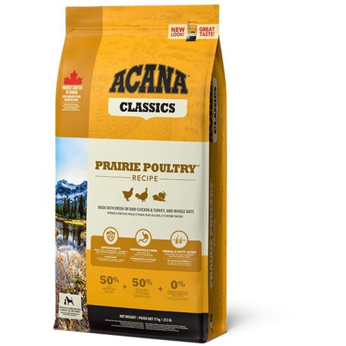 ACANA Classics Prairie Poultry, potpuna suha hrana za pse, 17 kg slika 1