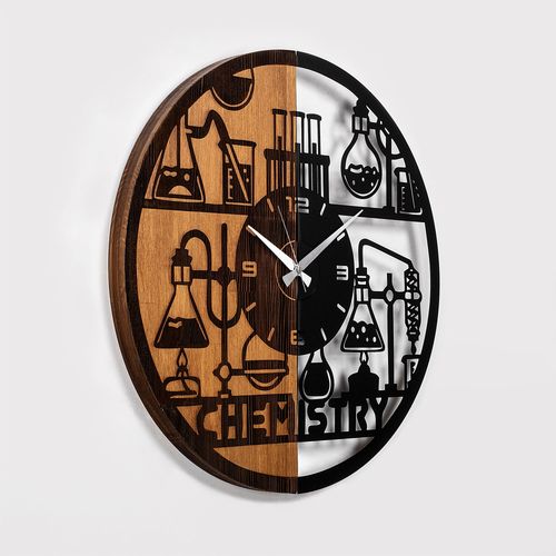 Wallity Ukrasni drveni zidni sat, Wooden Clock - 76 slika 6