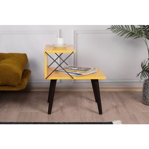 Cross - Yellow Yellow Nightstand slika 3