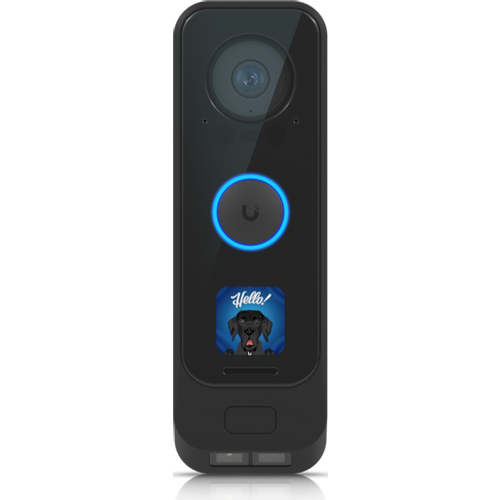 Dual-camera 4K video doorbell with programmable display  fingerprint access and integrated porch lig slika 1