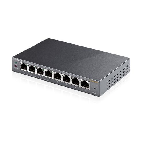 Switch TP-LINK TL-SG108PE Gigabit 8xRJ45 10 100 1000Mbps eSmart 4x PoE Desktop metalno kuciste slika 2