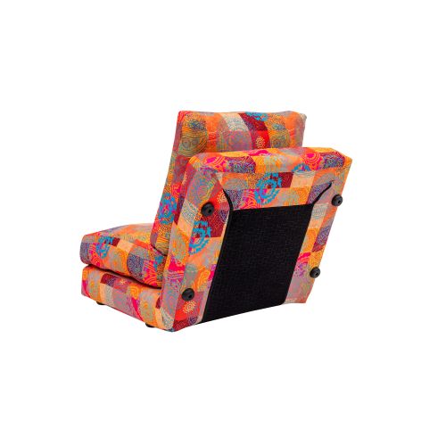 Taida 1 - Jednoseda Patchwork Multicolor Sofa na Razvlačenje slika 7