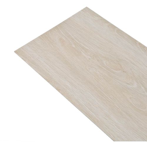 Nesamoljepljive podne obloge PVC 5,26 m² 2 mm bijeli hrast slika 34