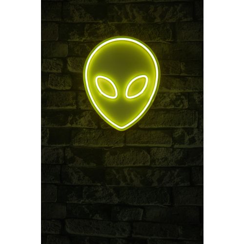 Wallity Ukrasna plastična LED rasvjeta, Alien - Yellow slika 2