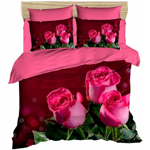 179 Red
Pink
Green Single Quilt Cover Set slika 1