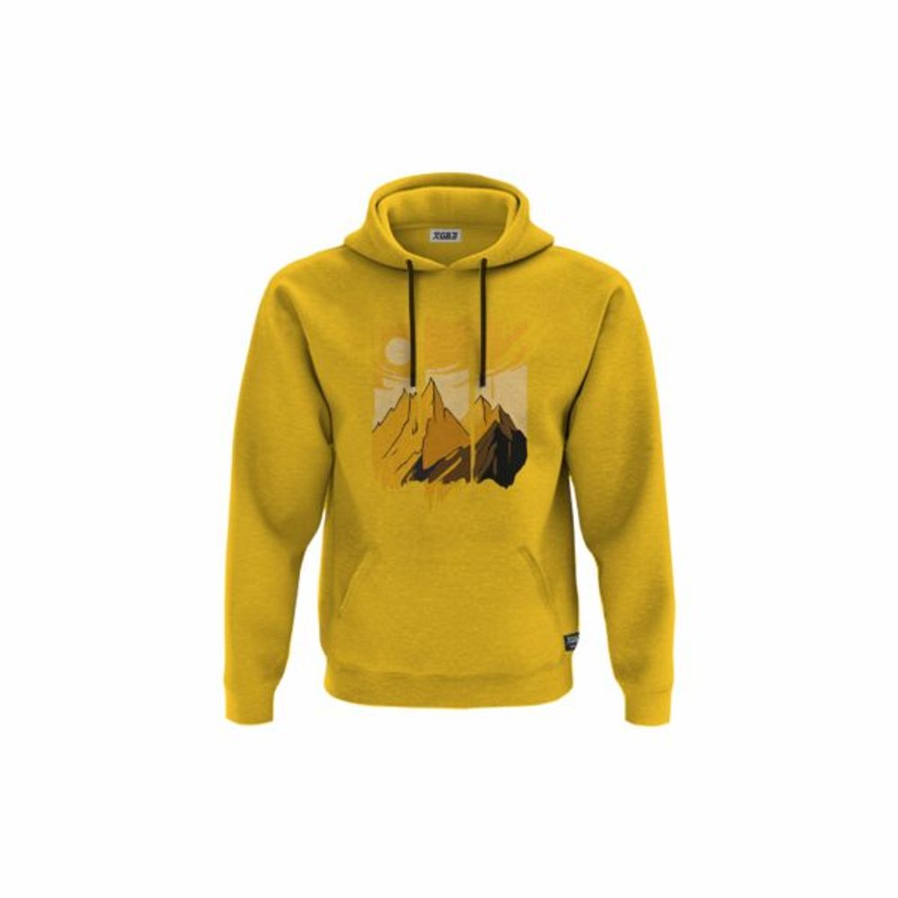 XGB3 Duks sa kapuljačom i džepom Peaks Freedom Tee Yellow slika 1