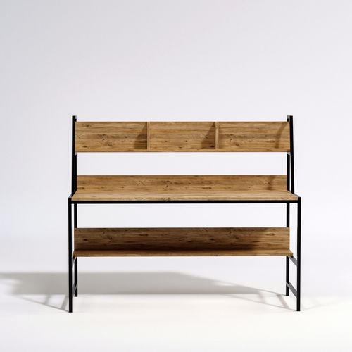 Demir Çalışma Masası L199 Oak Study Desk slika 5