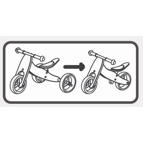 FREE 2 MOVE drveni tricikl bez pedala 2u1 Rider, zeleni 39623 39623 slika 2