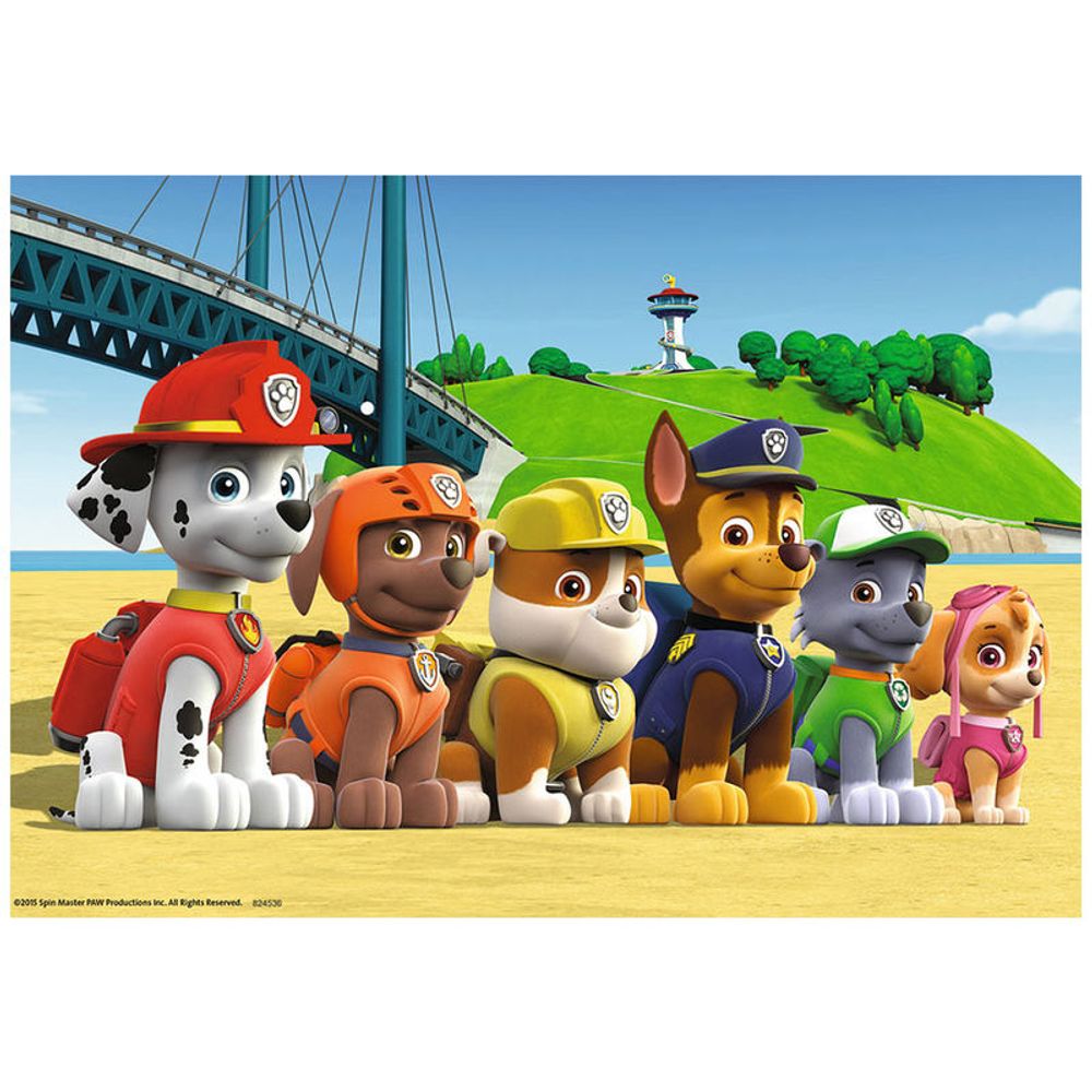 Puzzle Patrulla Canina Paw Patrol Beach 2x24pz slika 1