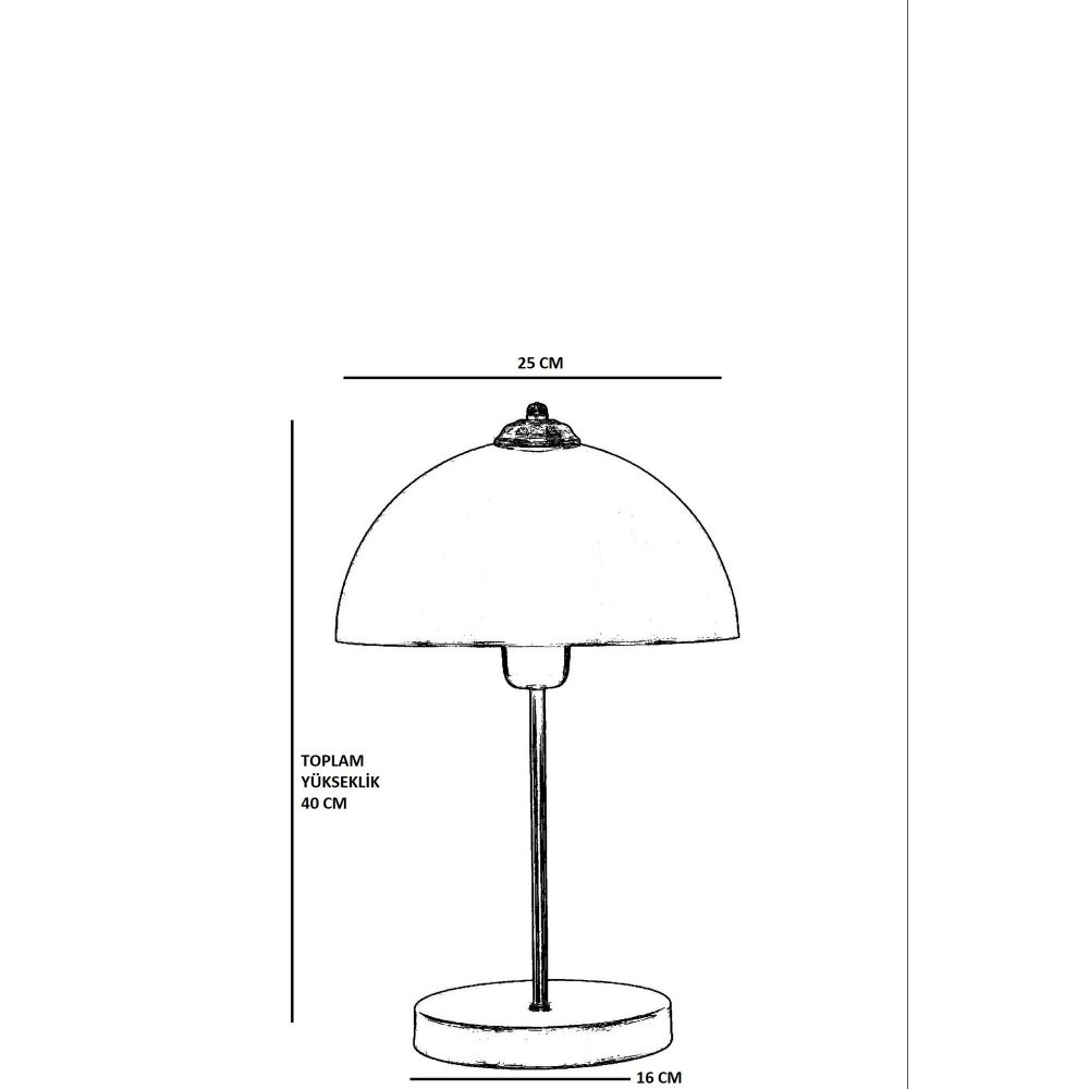 Stolna Lampa Lungo 8754-1 Gold slika 4