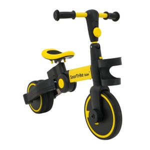 Tricikl Happy Bike 3in1 - žuti