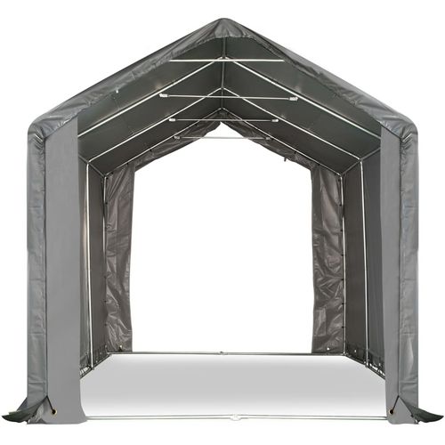 Skladišni šator od PVC-a 3 x 6 m sivi slika 9