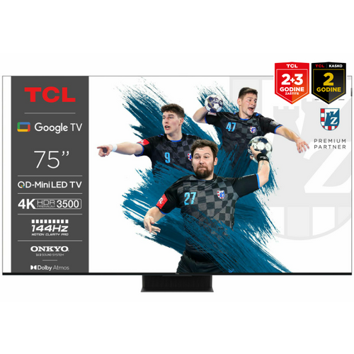 TCL televizor Mini LED TV 75C855, Google TV slika 1