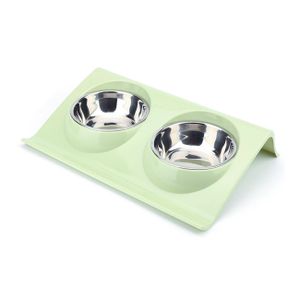 Duo set zdjelica za ljubimce sa stalkom 2x400ml, 1kom