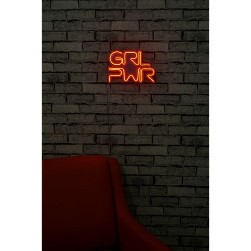 Wallity Ukrasna plastična LED rasvjeta, Girl Power - Red slika 12