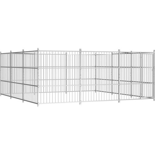 Vanjski kavez za pse 450 x 450 x 185 cm slika 11