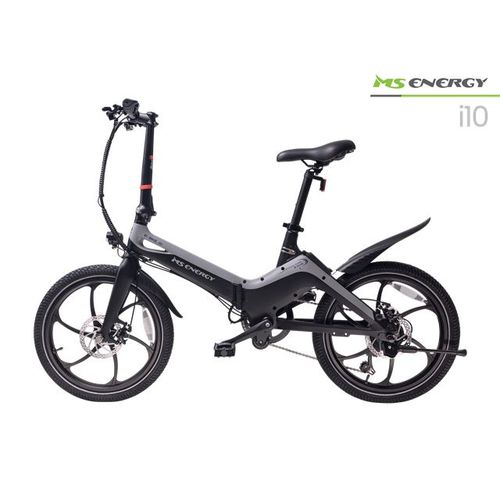 MS ENERGY eBike i10 Crna Siva slika 1