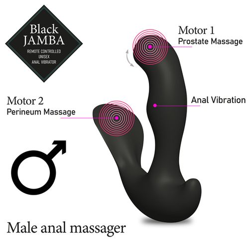 Analni vibrator FeelzToys - Black Jamba slika 4