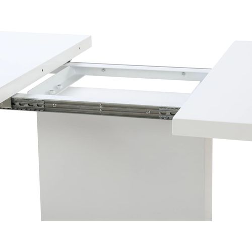 Produživi stol visokog sjaja bijeli 180 x 90 x 76 cm MDF slika 40