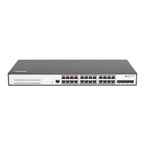 BDCOM S2900-24P4X switch 24 x Gigabit PoE+, 4 x 10G SFP+ L3-lite slika 1