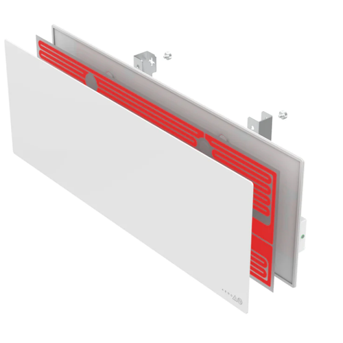 AENO Premium Eco pametna grejalica AGH0001S, 700W, Tempered glass, Infrared+convection heating type, Bela boja slika 5