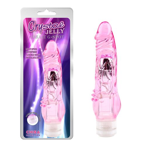 Roze Vibrator 21cm Cobalt G Spot Pink slika 1