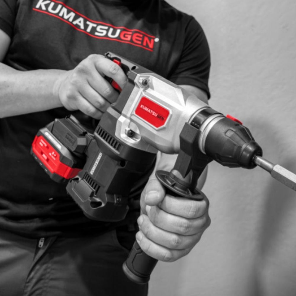 Kumatsugen KDC520 aku udarna čekić bušilica SDS PLUS solo, 20V 2,8J, BL motor slika 2
