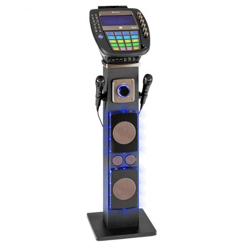 Auna KaraBig karaoke uređaj Bluetooth LED 7'' TFT CD USB ugrađen zvučnik slika 1