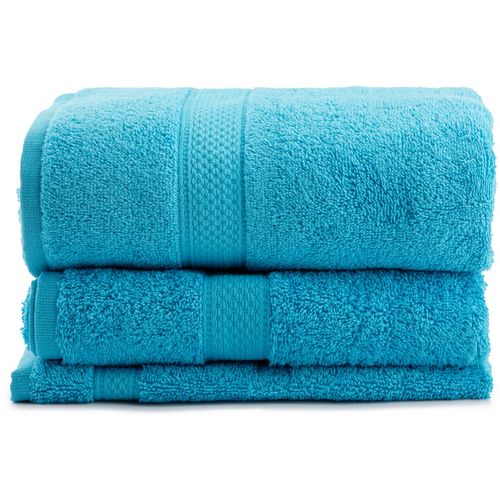 Colorful - Aqua Aqua Blue Towel Set (3 Pieces) slika 2