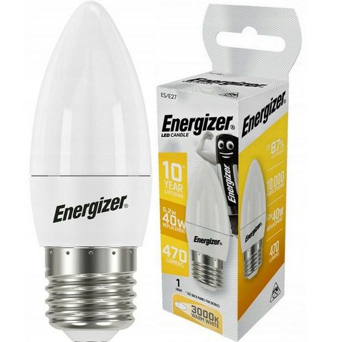 Energizer svijeća LED žarulja 5,2W / 40W E27 470lm neutralna boja slika 1