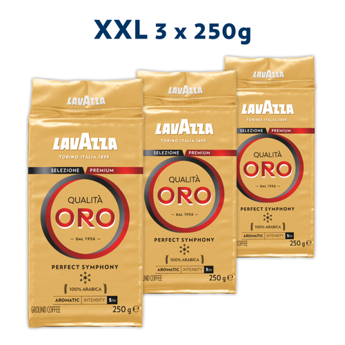 Lavazza Mljevena kava Qualita Oro 100% Arabica XXL Pakiranje 3x250G slika 1