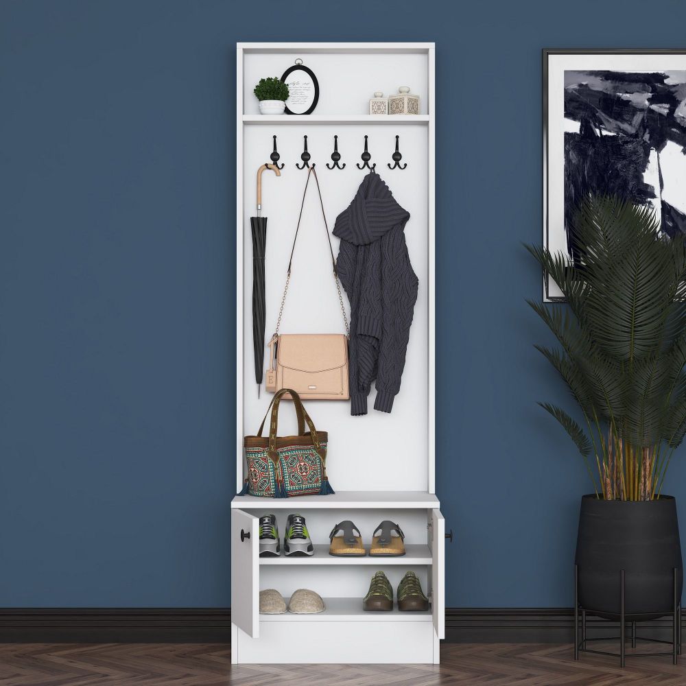 Hall Stand M16 - Bijela slika 3