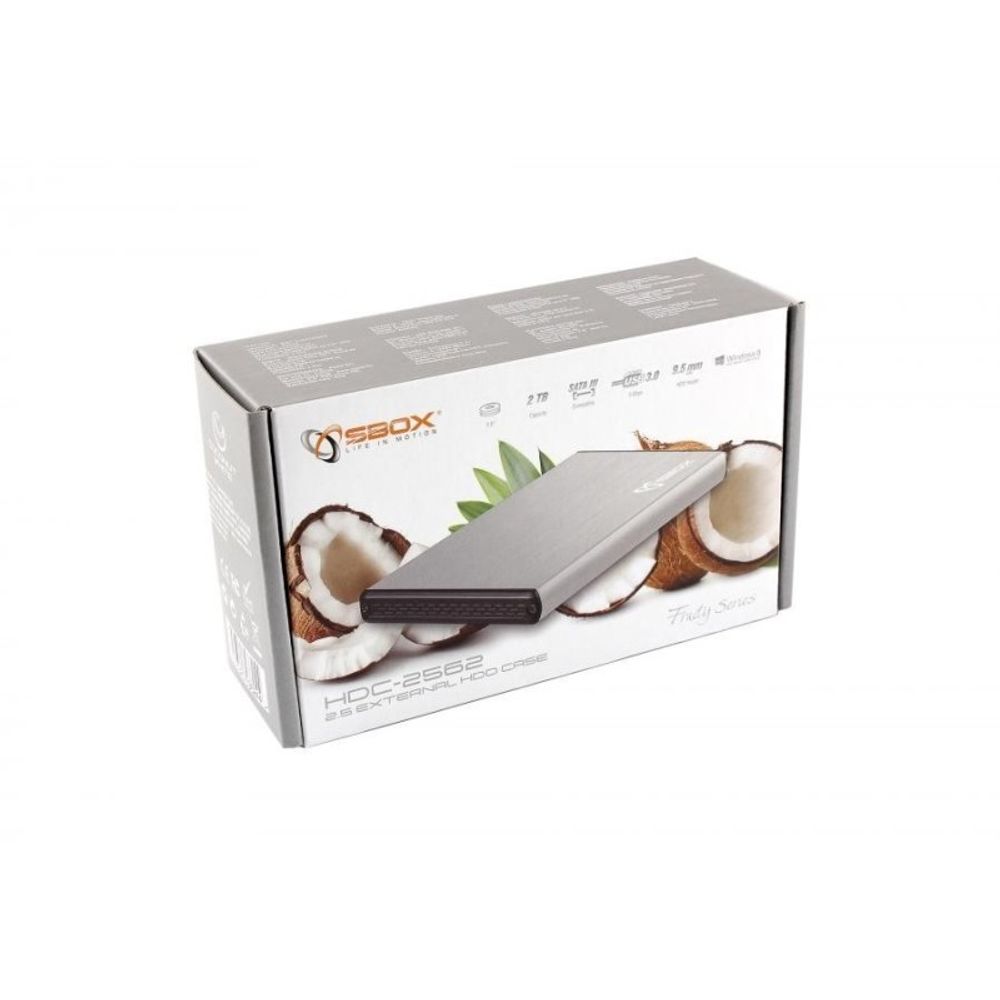 SBOX HDD kućište HDC-2562 / USB-3.0, bijelo slika 2