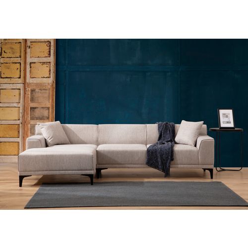 Atelier Del Sofa Kutna garnitura, Bijela, Petra L Corner - White slika 1