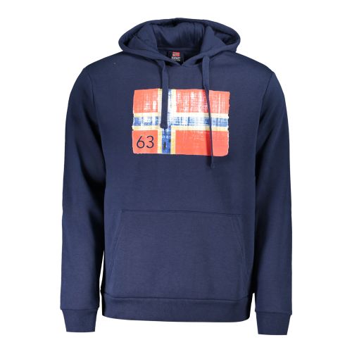 NORWAY 1963 MEN'S BLUE ZIP-UP SWEATSHIRT slika 1