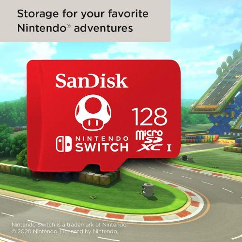 SanDisk microSDXC kartica za Nintendo Switch, 128GB, do 100MB/s čitanje, 60MB/s pisanje, U3, C10, A1, UHS-1 slika 7