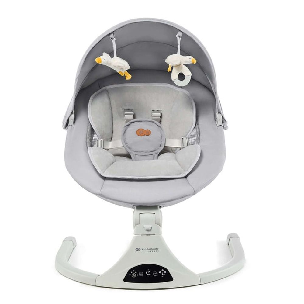 Kinderkraft Električna ležaljka Tulsy, Grey slika 4
