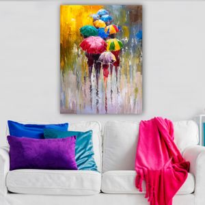 Dekorativna Slika na Platnu u Više Boja, 70x100 cm