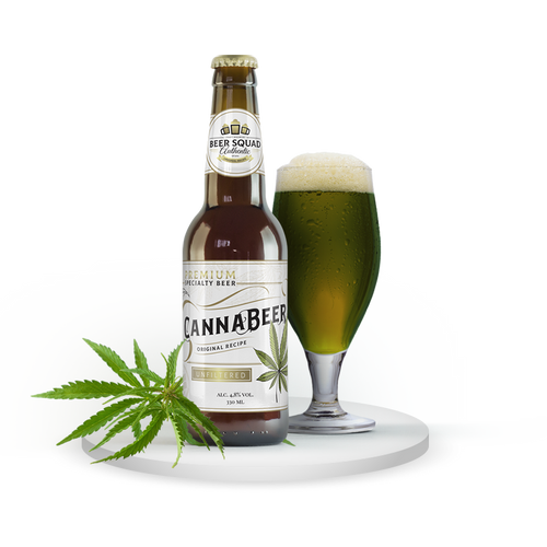 Beer Squad Cannabeer, 24/1, staklena boca 0,33 l slika 2