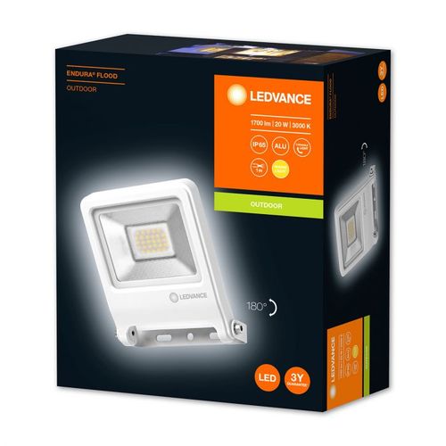 LEDVANCE LED reflektor Flood 20W 3000k beli slika 2