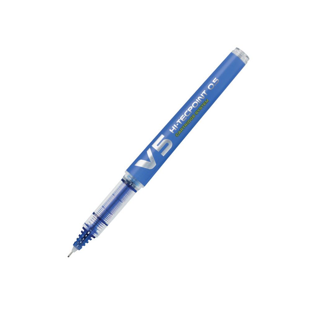 ROLER PILOT V5 HI-TECPOINT 0.5 REFILLABLE PLAVI slika 1