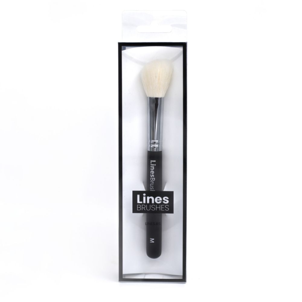 LINES Makeup Četkica M - Savršena za Matiranje Lica slika 1