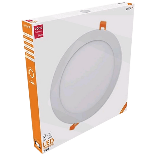 Avide Plafonjera LED, ugradna, 24W, 2000 lm, 4000K, IP20 - ACRPNW-R-24W-ALU slika 2