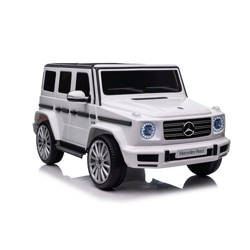 Licencirani Mercedes G500 4x4 bijeli - auto na akumulator slika 1