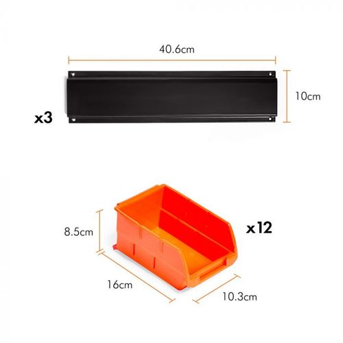 VonHaus zidni organizator sa 15 dijelova slika 2