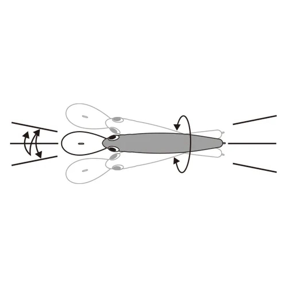 Yo-Zuri Vobler 3DR-X SHAD (SP) 60mm (R1438-PGSH) slika 2