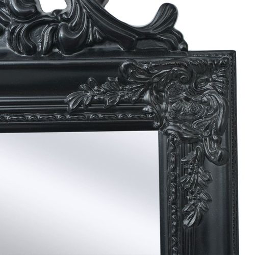 Samostojeće Ogledalo Barokni Stil 160x40 cm Crna boja slika 24