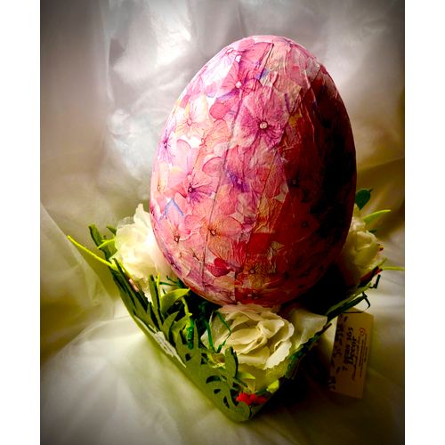7 seas 365 ukrasna kutija Uskršnje rozo cvjetno jaje, 32 cm slika 4