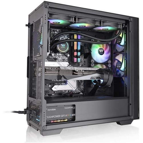 Thermaltake Divider 370 ARGB Mid tower, tempered glass, 3x 120mm ARGB PWM fan slika 2