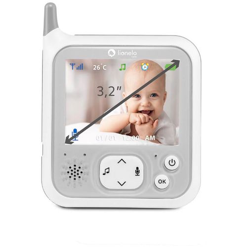 Lionelo baby monitor dvosmjerni Babyline 7.1 s 8 melodija slika 5